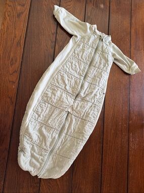 ErgoPouch Light Sage Baby Sleep Sack with Sleeves 100% Organic Cotton